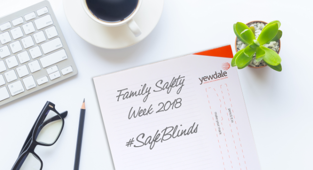 Family safety week desk pad