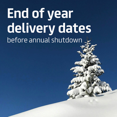 2025 End of Year Delivery Dates
