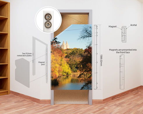SafeDoor Plus Single Door Template 1 with line drawing copy