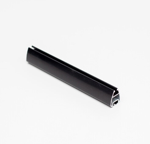 Black Tear Drop Bottom Bar