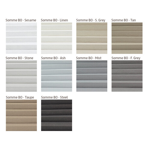 Cellular Somme BO group swatches