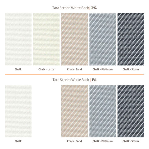 Tara Screen White Back Online Swatch
