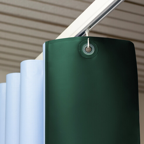 Stericurtain Touchpoint 10 Dark Green Square