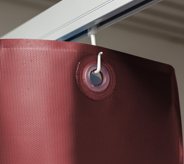 Stericurtain Touchpoint 13 Burgundy Square