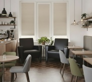 Yewdale PFC20 pleated Honeycomb blinds down
