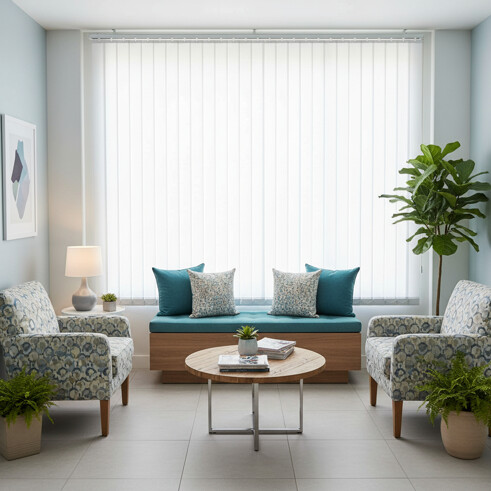 VL30 Premium Profile Vertical Blind with Chain and Cord