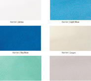 Disposable curtains swatches